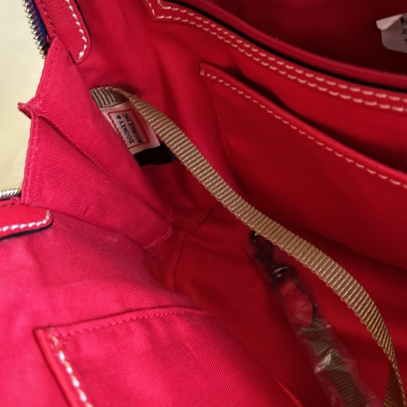 🆕Dooney & Bourke Zip Zip Satchel Bag In Graffiti Navy Blue - Picture 8 of 12